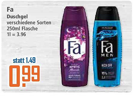 Fa Duschgel verschiedene Sorten 250ml Flasche
