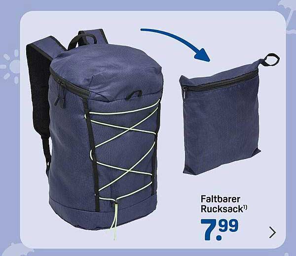 Faltbarer Rucksack