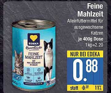Feine Mahlzeit - Alleinfuttermittel für ausgewachsene Katzen