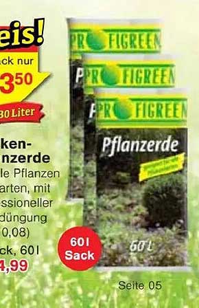 Figreen Pflanzerde 60 l Sack