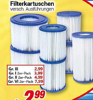 Filterkartuschen – versch. Ausführungen
