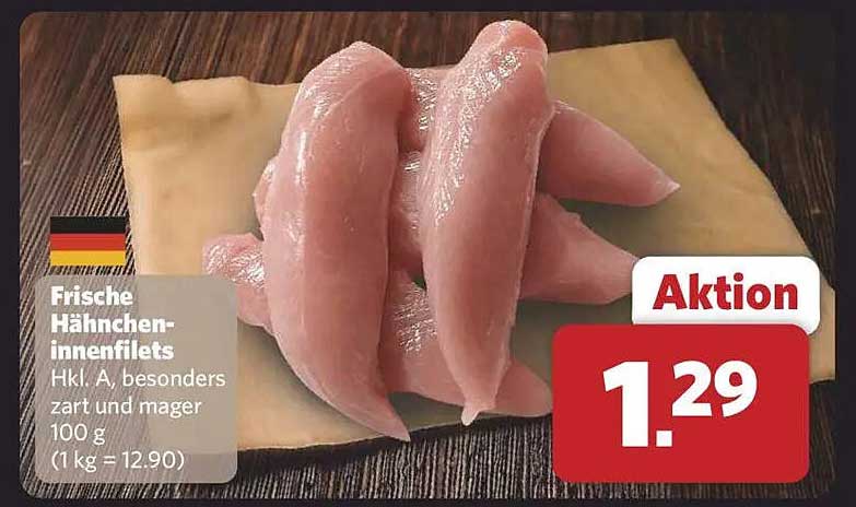 Frische Hähncheninnenfilets Hkl. A - besonders zart und mager