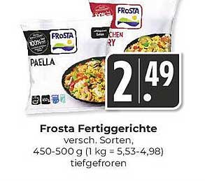 Frosta Fertiggerichte - Verschiedene Sorten