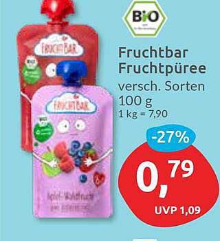 Fruchtbar Fruchtpüree verschiedene Sorten 100 g