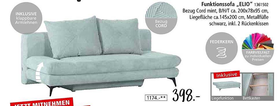 Funktionsofa "ELIO"