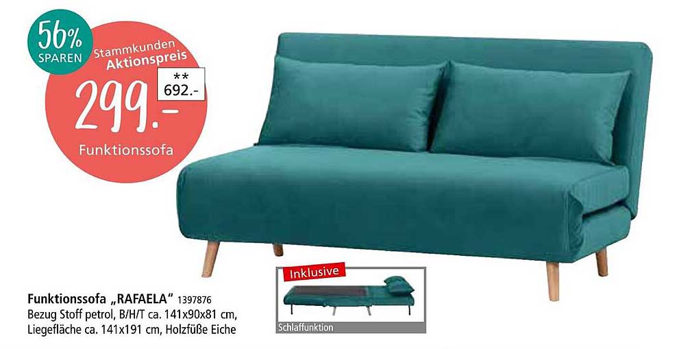 Funktionsofa „RAFAELA“