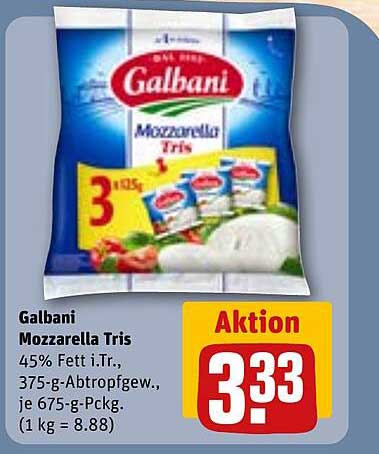 Galbani Mozzarella Tris
