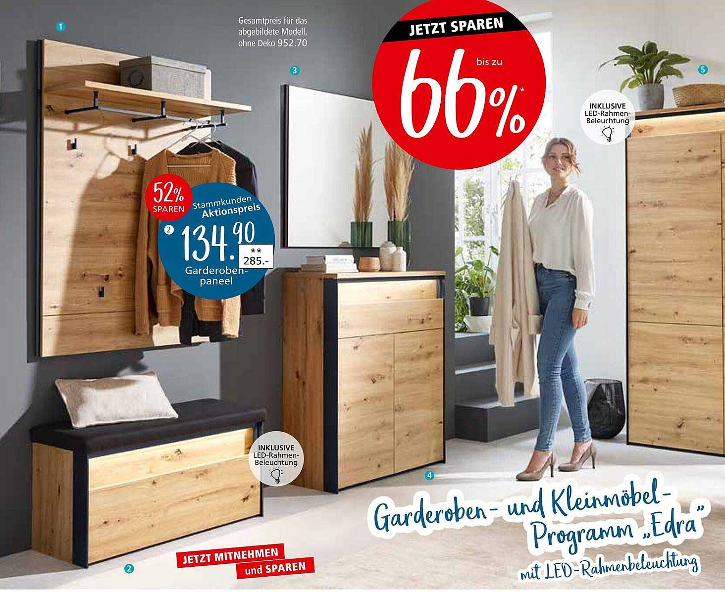 Garderooben- und Kleinmöbel-Programm „Edra“