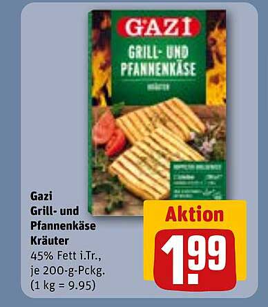 Gazi Grill- und Pfannenkäse Kräuter, 200 g