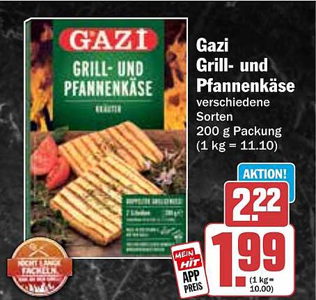 Gazi Grill- und Pfannenkäse verschiedene Sorten 200 g