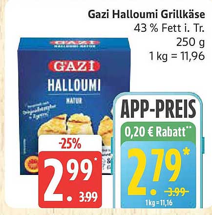 Gazi Halloumi Grillkäse 250 g reduziert