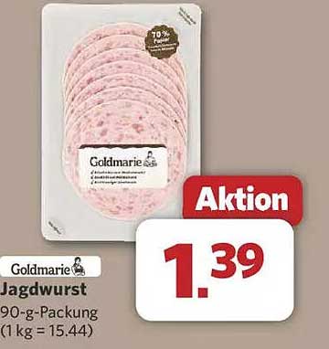 Goldmarie Jagdwurst 90-g-Packung - Aktion