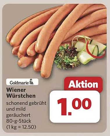 Goldmarie Wiener Würstchen 80-g-Stück
