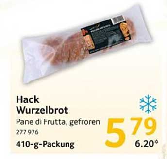 Hack Wurzelbrot Pane di Frutta, gefroren 410-g-Packung
