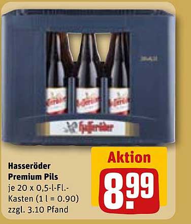 Hasseröder Premium Pils 20 x 0,5-l-Flaschen