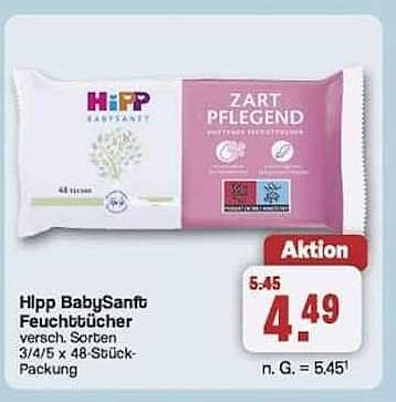Hipp BabySanft Feuchtücher 48-Stück-Packung
