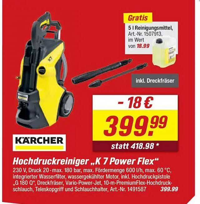 Hochdruckreiniger "K 7 Power Flex"