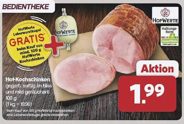 Hof-Kochschinken – Saftig und aromatisch