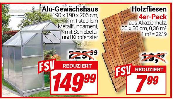 Holzfliesen 4er-Pack aus Akazienholz, 30 x 30 cm