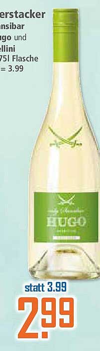 Hugo fruchtig & frisch – 0,75l Flasche