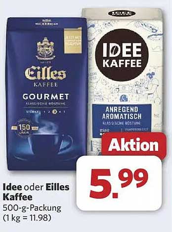 Idee oder Eilles Kaffee 500-g-Packung