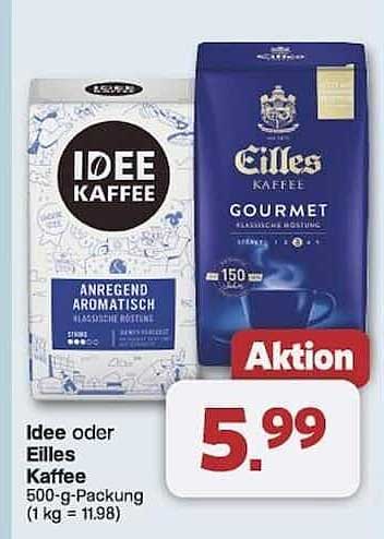 Idee oder Eilles Kaffee 500-g-Packung