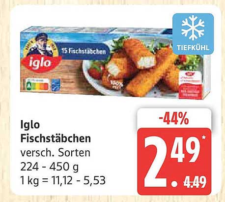 Iglo Fischstäbchen - verschiedene Sorten 224 - 450 g