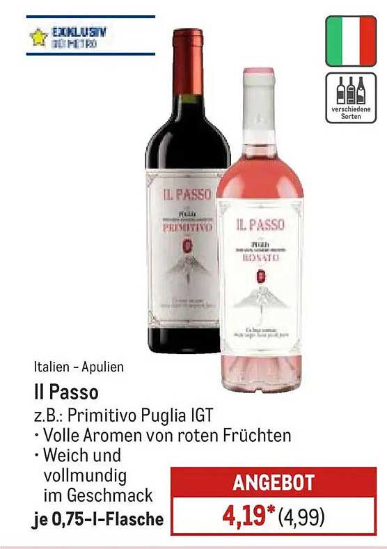 IL PASSO – Primitivo Puglia IGT