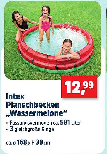 Intex Planschbecken "Wassermelone"