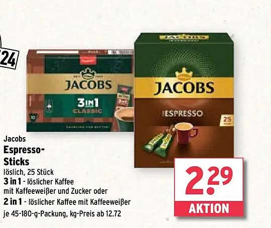 Jacobs Espresso-Sticks