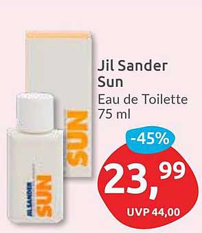 Jil Sander Sun Eau de Toilette 75 ml
