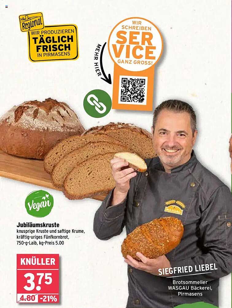 Jubiläumskruste - knusprige Kruste und saftige Krume
