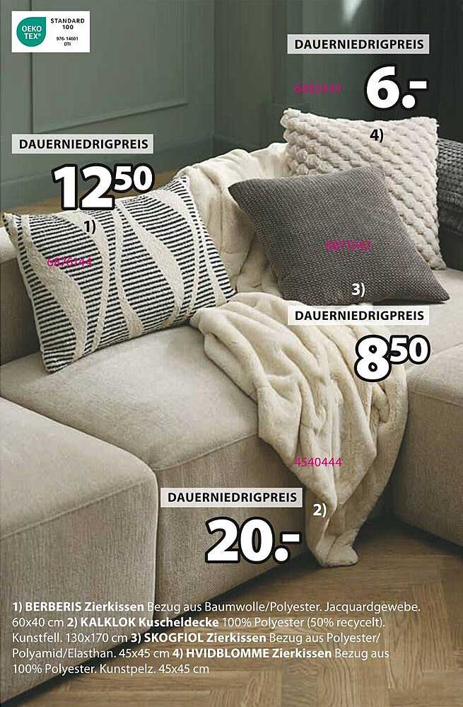 KALKLOK Kuscheldecke 100% Polyester (50% recycelt) - 130x170 cm