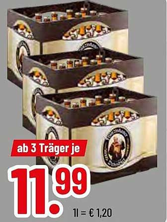 Kastenbier-Angebot: Ab 3 Träger je 11,99€