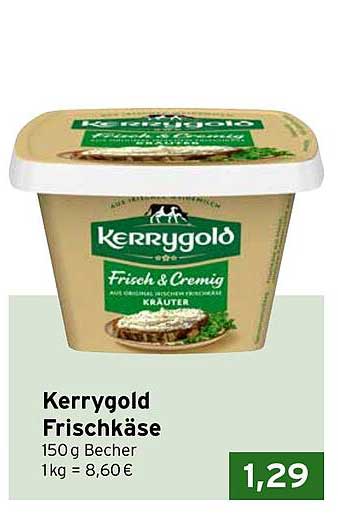 Kerrygold Frischkäse Kräuter 150 g Becher