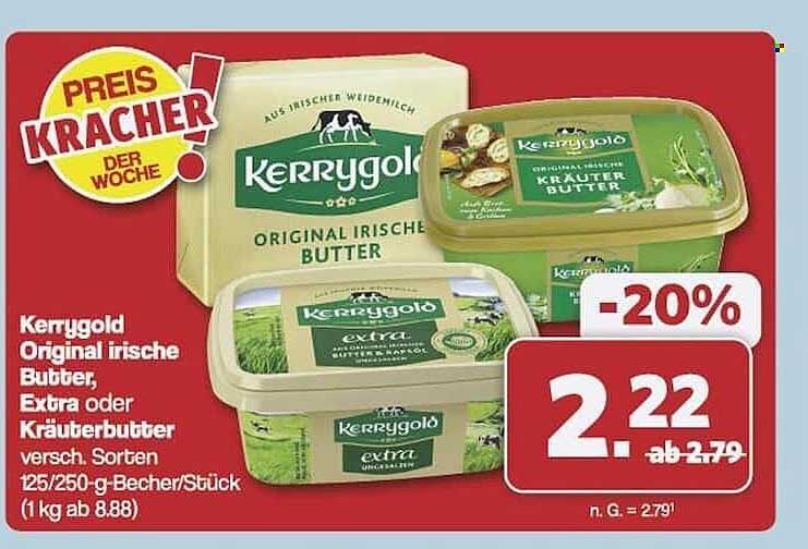 Kerrygold Original irische Butter, Extra oder Kräuterbutter