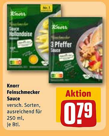 Knorr Feinschmecker Sauce - Aktion!