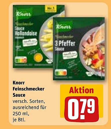 Knorr Feinschmecker Sauce - verschiedene Sorten