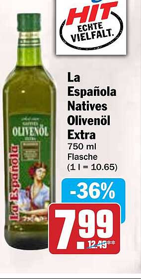 La Española Natives Olivenöl Extra 750 ml