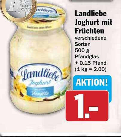 Landliebe Joghurt mit Früchten 500 g