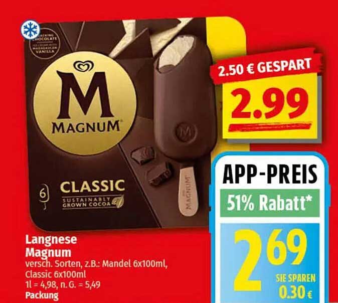 Langnese Magnum Classic 6x100ml