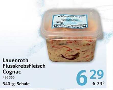 Lauenroth Flusskrebsfleisch Cognac 340-g-Schale