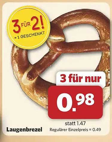 Laugenbrezel – 3 für 2! Ein Traum für Brezel-Liebhaber