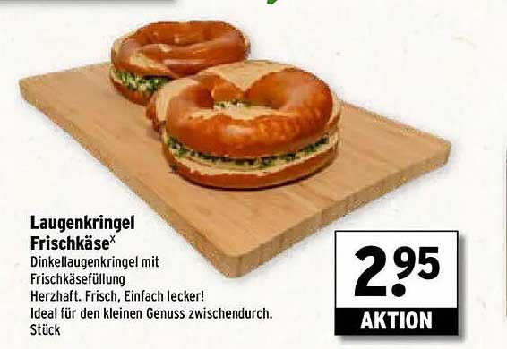 Laugenkringel Frischkäse