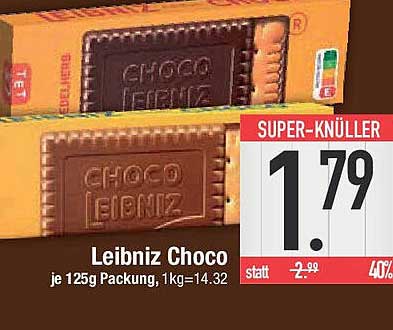 Leibniz Choco - 125g Packung
