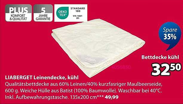 LIABERGET Leinenendecke, kühl