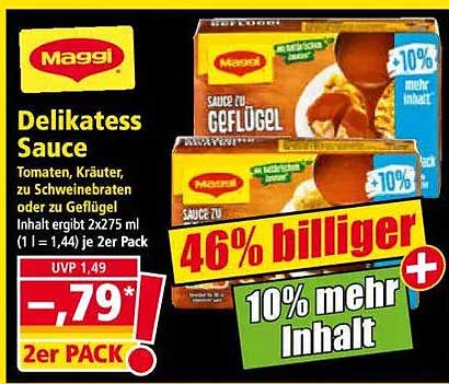 Maggi Delikatess Sauce – 2er PACK
