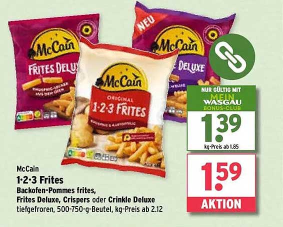 McCain 1*2*3 Frites - Backofen-Pommes frites