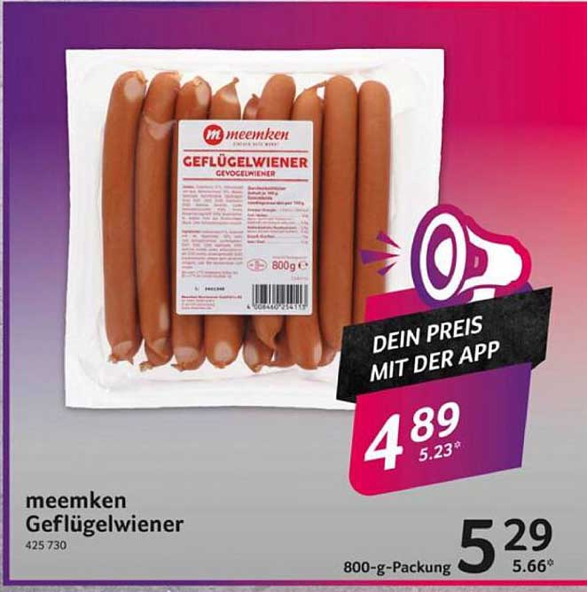 meemken Geflügelwiener 800 g