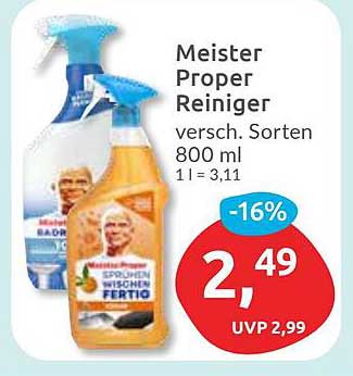 Meister Proper Reiniger 800 ml - verschiedene Sorten
